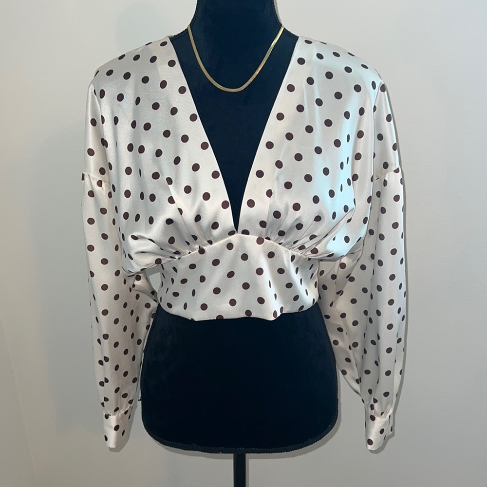 Zara Polka Dot Top 🔥